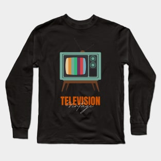 Vintage television Long Sleeve T-Shirt